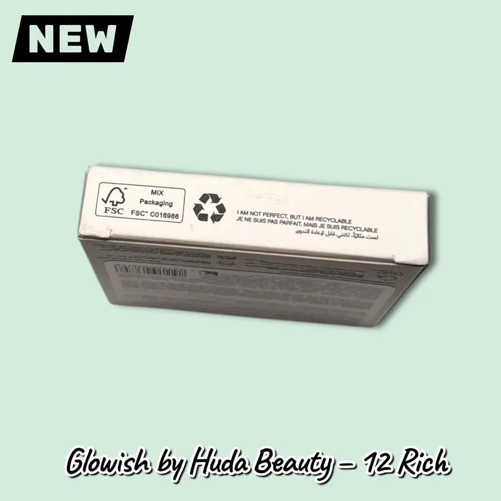 New Glowish by Huda Beauty Luminous Pressed Powder – Shade: 12 Rich